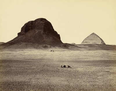 Les Pyramides de Dahshoor, depuis l